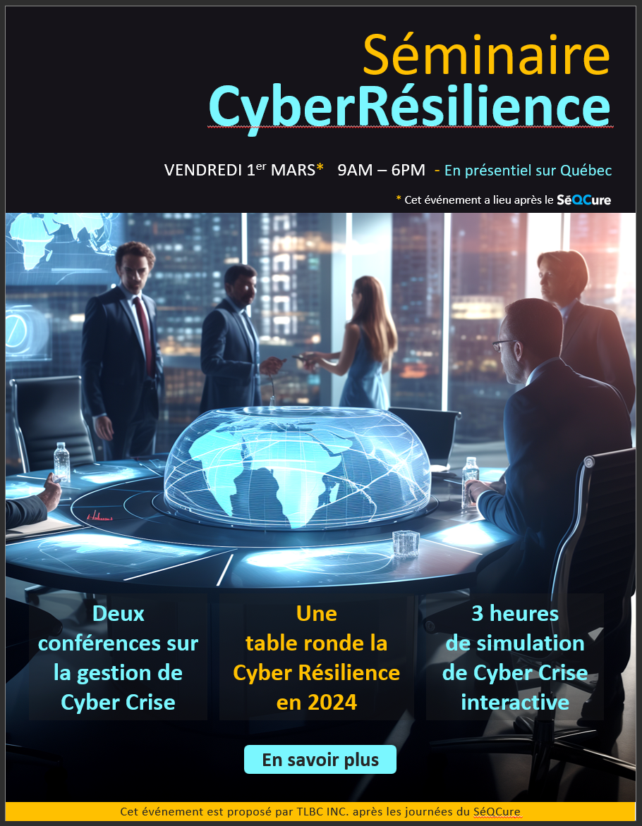 image from CyberResilience Seminar (French Only)